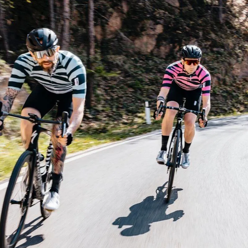 Q36.5 Short Sleeve Cycling Jersey R2 : TIGER PINK-2